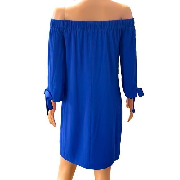 VINCE CAMUTO OFF SHOULDER DRESS - Picture 4 of 13